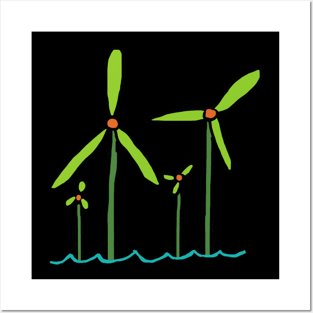 Wind Farm Wall Art by Mark Ewbie